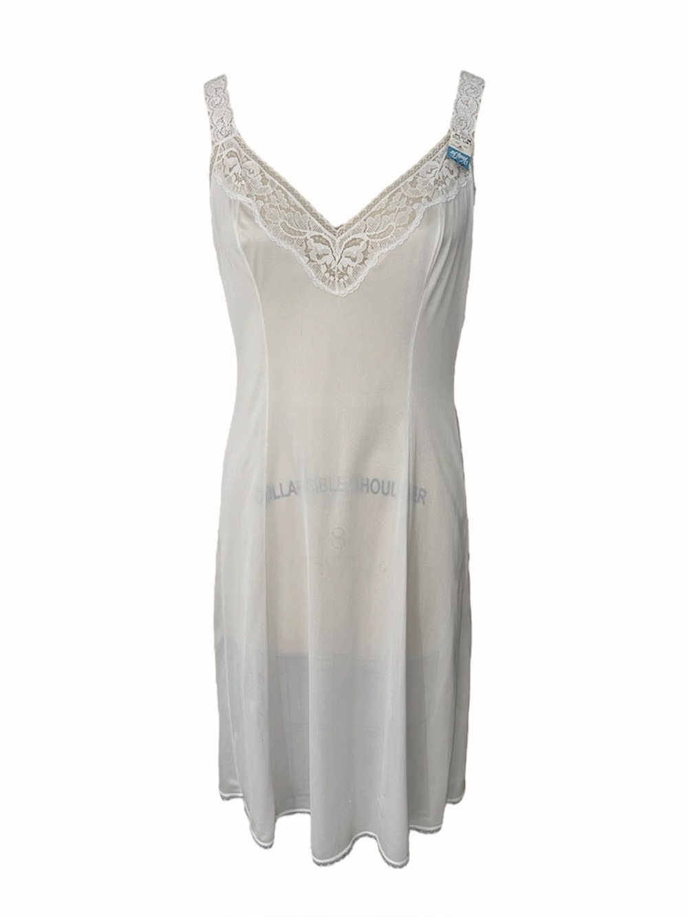 Vintage Vanity Fair White Midi Slip Dress